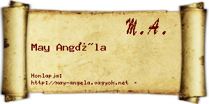 May Angéla névjegykártya